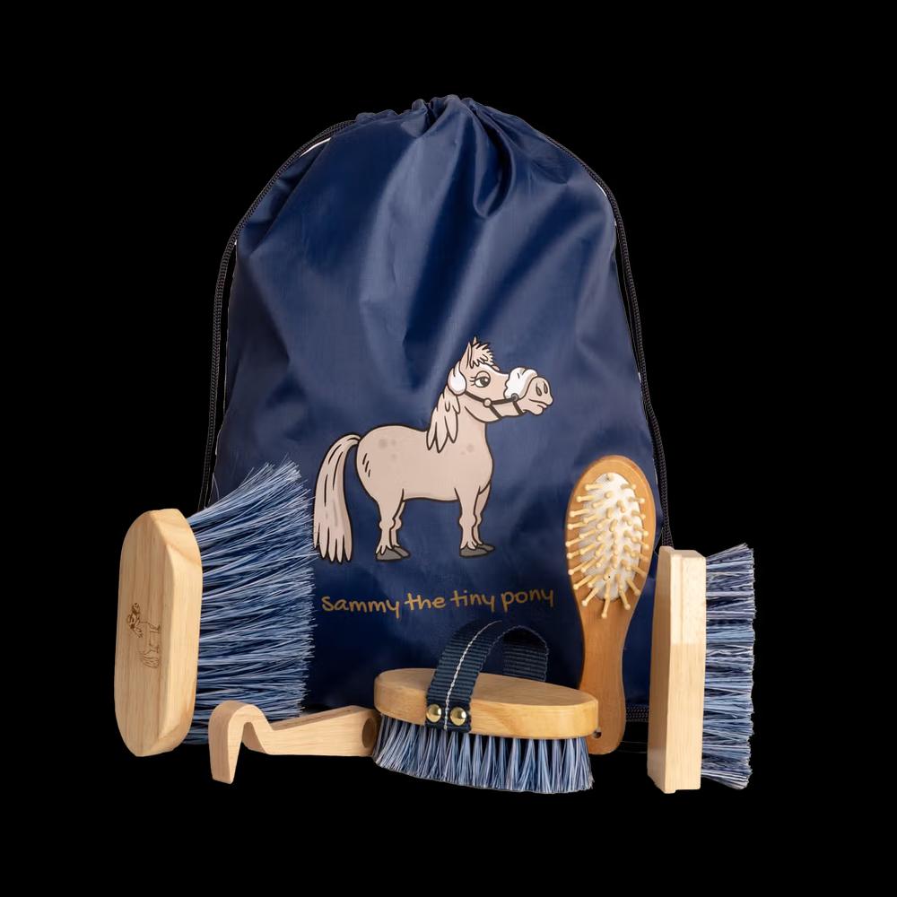 Sammy Kids Brush Bag Set, Navy